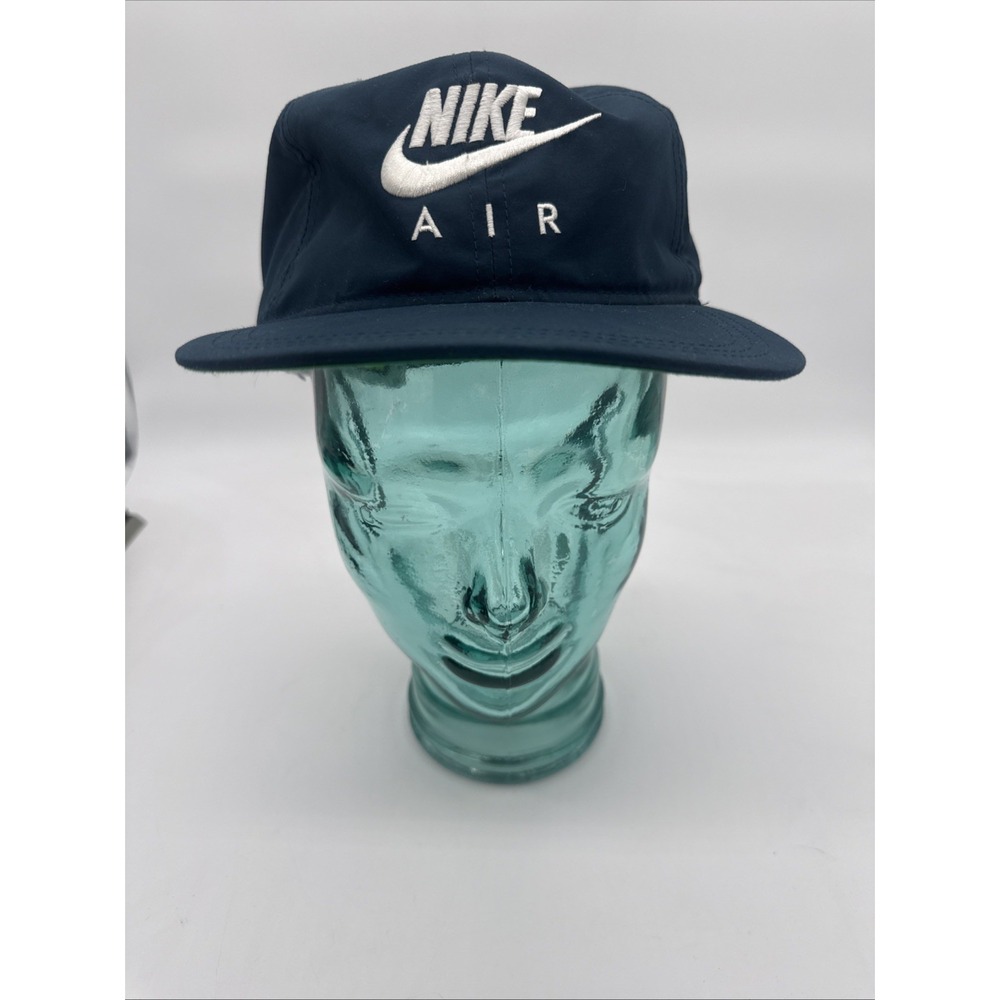 Vintage Nike Air Blue /Green Nylon , Cotton  Blend Satin-1 Size Fits Most